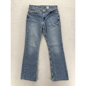 Vintage Levis 515 Bootcut Jeans Womens 10 Blue Mid Rise Stretch Denim Y2K 2002